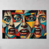 Gebroken stilte. Portret van een verbrijzelde gees Poster (Voorkant)