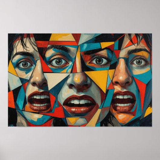 Gebroken stilte. Portret van een verbrijzelde gees Poster (Voorkant)