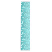 Gebroken Teal Medium Tafelloper (Voorkant)