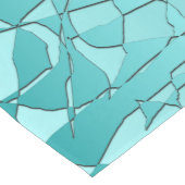 Gebroken Teal Medium Tafelloper (Hoek)