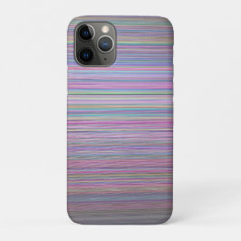 Gebroken tv-scherm Rainbow-streep iPhone 11 Pro Hoesje