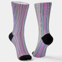 Gebroken tv-scherm Rainbow-streep Sokken