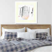 Gebroken vat canvas afdruk (Insitu (Slaapkamer))