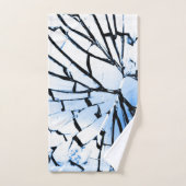 gebroken venster bad handdoek (Handdoek)