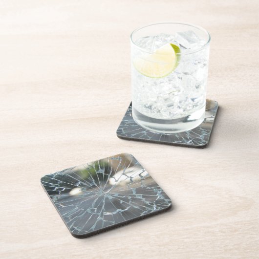 gebroken venster bier onderzetter (Rechterzijde)