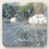 gebroken venster bier onderzetter (Voorkant)