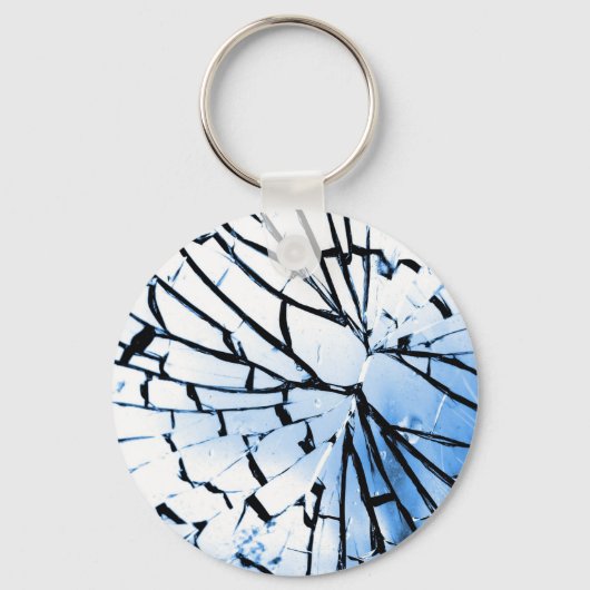 gebroken venster sleutelhanger (Voorkant)
