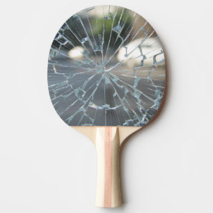 gebroken venster tafeltennisbatje