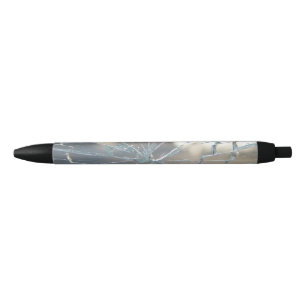 gebroken venster zwarte inkt pen