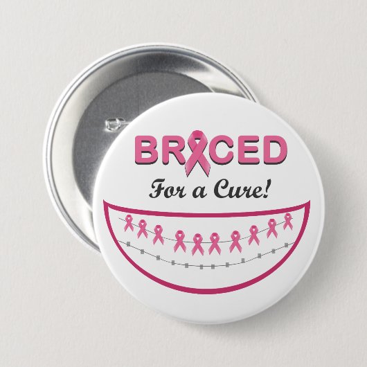Gebroken voor een Cure Button (Voorkant /achterkant)