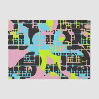 Gebroken vormen abstract ontwerp tissuepapier