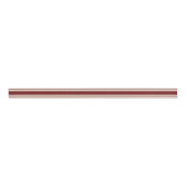 Gebroken wit en Diep Rood Ticking Tape Lint (Voorkant)
