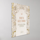 Gebroken wit Pimpernel Foto Gastenboek teken (Laagn)