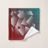 gebroken wit van blauwgroen Bourgogne Bad Handdoek (Wasdoekje)