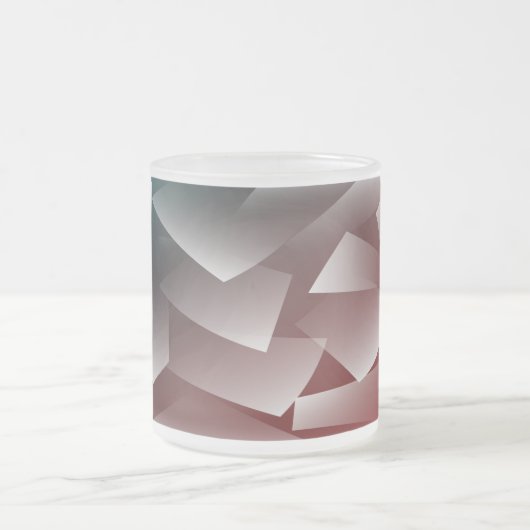 gebroken wit van blauwgroen Bourgogne Matglas Koffiemok (Center)