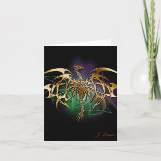 Gebronste Draak Kaart