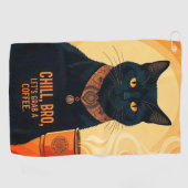 Gebrouwen en ontspannen golfhanddoek (Horizontaal)