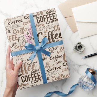Gebrouwen koffieherrie cadeaupapier