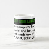 Gebruik alleen Linux omdat... Koffiemok (Center)