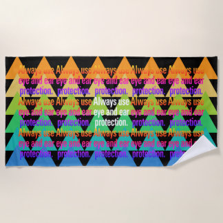 Gebruik altijd eye Spectrum Rainbow Blend Strandlaken