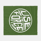 Gebruik de kracht 2 fleece deken (Voorkant (Horizontaal))