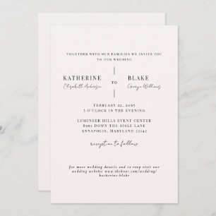 Gebruik de lichte champagne website Wedding II Kaart