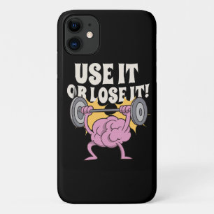 Gebruik en train je brein iPhone 11 hoesje