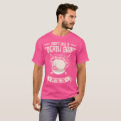 Gebruik geen doodsgrip op de cue pool biljartsneeu t-shirt (Voorkant volledig)
