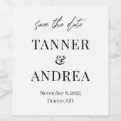 Gebruik gewoon bewerkbare kleur Bewaar het etiket (Enkel label)