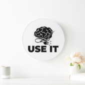 Gebruik het - Brain Design Grote Klok (Huis)