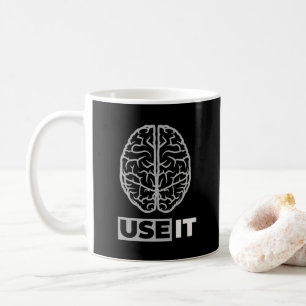 Gebruik het - Brain Design Koffiemok