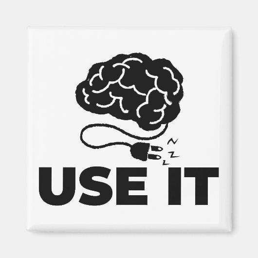 Gebruik het - Brain Design Magneet (Voorkant)