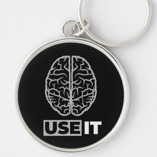 Gebruik het - Brain Design Sleutelhanger (Voorkant)