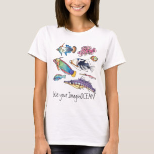 Gebruik je ImaginOCEAN-vis T-shirt