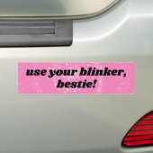 gebruik je oogklep, beest! bumpersticker (Op auto)