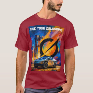 Gebruik Je Waanideeën Tesla Cybertruck Starship Gr T-shirt