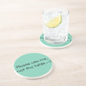 Gebruik me alsjeblieft, onderzetter (Zijkant)