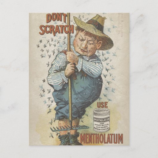 Gebruik Mentholatum Ephemera niet Briefkaart (Voorkant)