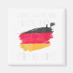 Gebruik Niet Mijn Duitse Stem Duitsland Leraar S Magneet