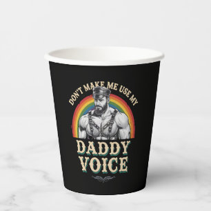 Gebruik Niet Mijn Vaderstem Gay LGBTQ Papieren Bekers