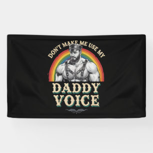 Gebruik Niet Mijn Vaderstem Gay LGBTQ Spandoek