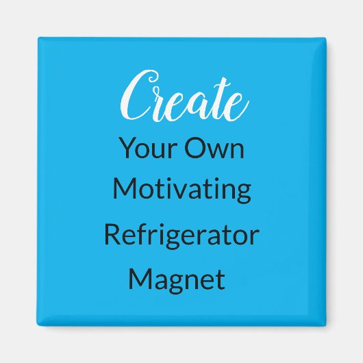 Gebruik onze Easy Design Tool om uw eigen Creëer t Magneet (Voorkant)