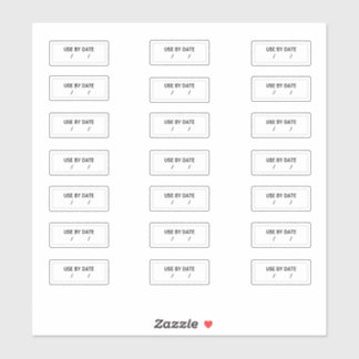 Gebruik op datum waarop de stickers het beste zijn