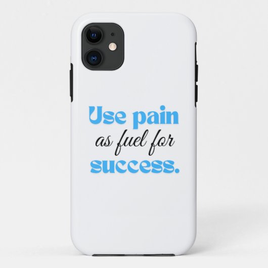 Gebruik pijn als brandstof voor succes. Case-Mate iPhone case (Achterkant)