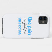 Gebruik pijn als brandstof voor succes. Case-Mate iPhone case (Achterkant (horizontaal))