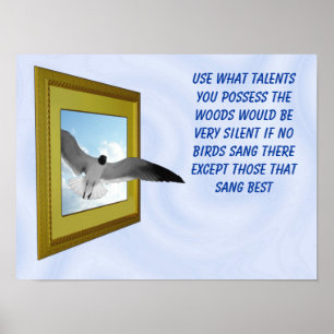 GEBRUIK WAT TALENS U BEZIT-POSTER POSTER