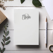 Gebruiker Cool Monochrome Grijs Trendy Script Mono Post-it® Notes