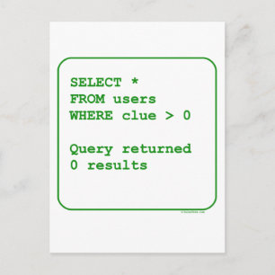 Gebruikers zonder clusters briefkaart