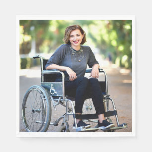 Gebruikersfoto aanpassen op maat voor gehandicapte servet