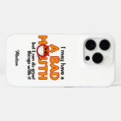 Gebruikersnaam Slechte mond Case-Mate iPhone Case (Achterkant (horizontaal))
